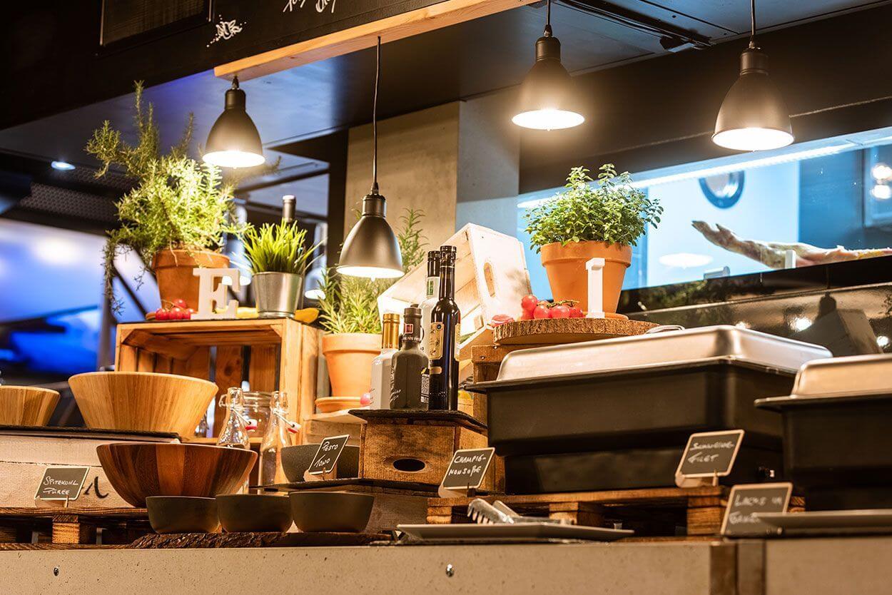 Ansprechendes Buffet im AK Premium Tourer